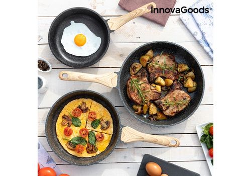 Poêle Premium Effet Granite InnovaGoods 24 cm au meilleur prix au Maroc