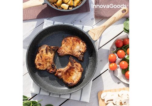 Poêle Premium Effet Granite InnovaGoods 28 cm au meilleur prix au Maroc