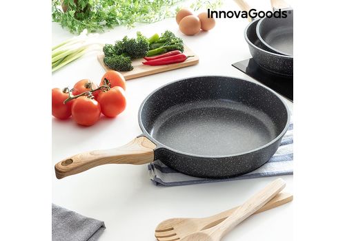 Poêle Premium Effet Granite InnovaGoods 28 cm au meilleur prix au Maroc