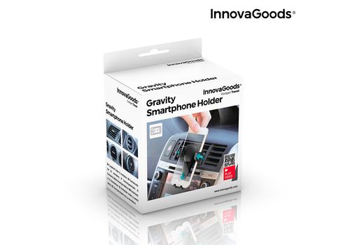 Support Gravitationnel de Téléphones Portables pour Voiture InnovaGoods au meilleur prix au Maroc