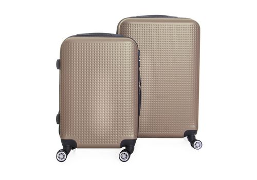 Set 2 Valises Summer 2019 4R Moyenne et Grande  - Doré au meilleur prix au Maroc