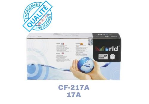 Toner Noir 17A Compatible HP CF217A pour les imprimantes (M102a, M102w, M130a, M130fn, M130fw, M130nw) au meilleur prix au Maroc