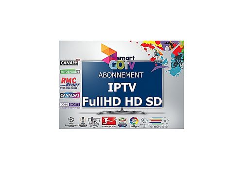 Smart GoTv IPTV 12 Mois Abonnement Officiel (ANDROID - M3U - MAG - SMART TV ) FHD-HD-SD au meilleur prix au Maroc