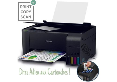 Imprimante Multifonction Jet d'encre ECOTANK L3110 (C11CG87403) au meilleur prix au Maroc