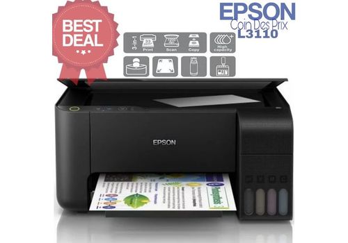 EcoTank L3110 Imprimante Multifonction 3En1 - Dites adieu aux cartouches ! au meilleur prix au Maroc