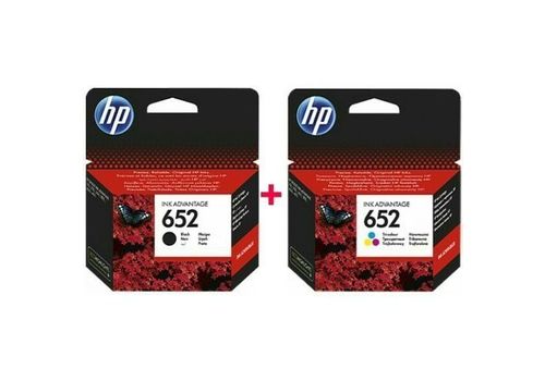 Cartouche 652 Noir + 652 Couleur - Original au meilleur prix au Maroc