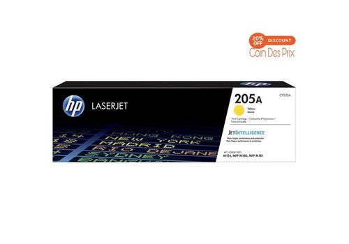 205A toner LaserJet Jaune Yellow Authentique - 900 Pages (CF450A) au meilleur prix au Maroc