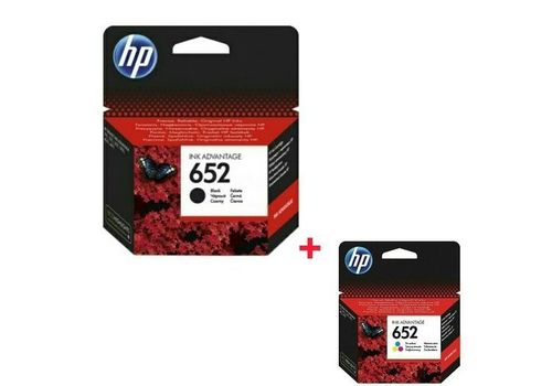 Cartouche 652 Noir + Couleur - Originale au meilleur prix au Maroc