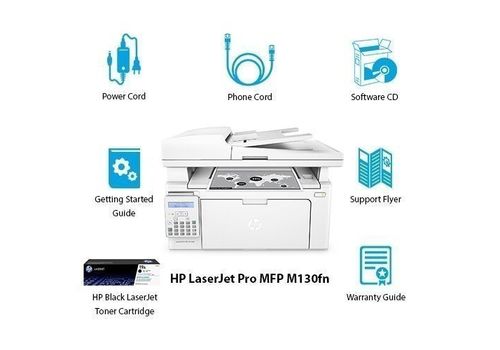 imprimante multifonction 3in1 laser A4 HP LaserJet Pro MFP M130fn imprimez, numérisez et copiez au meilleur prix au Maroc