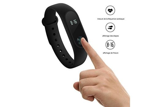 Mi Band 2 - Montre connectée - Noir au meilleur prix au Maroc