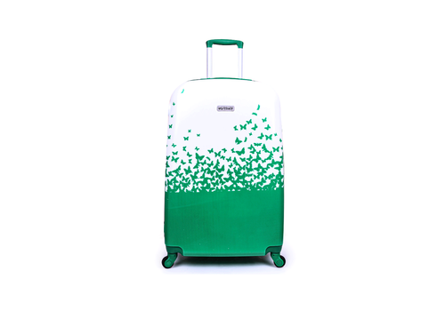 Valise POLYCARBONATE Roue Double Moyenne - Vert au meilleur prix au Maroc