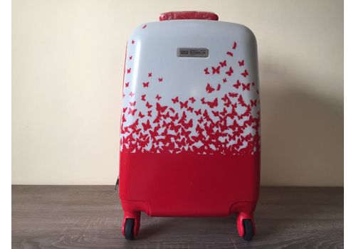 Valise POLYCARBONATE Roue Double Cabine - Rouge au meilleur prix au Maroc