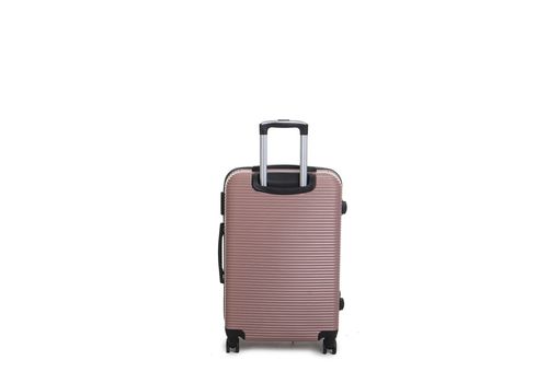 2 Valises Transcend Roue Double Cabine et Moyenne - Rose Saumon au meilleur prix au Maroc