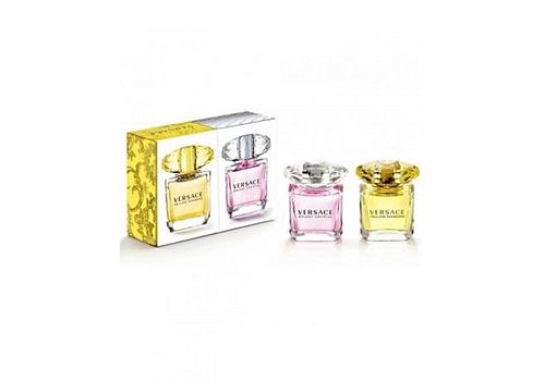 Versace Coffret Bright Crystal et Yellow Diamond de Versace - Eaux de Toilette 2 x 30ml au meilleur prix au Maroc