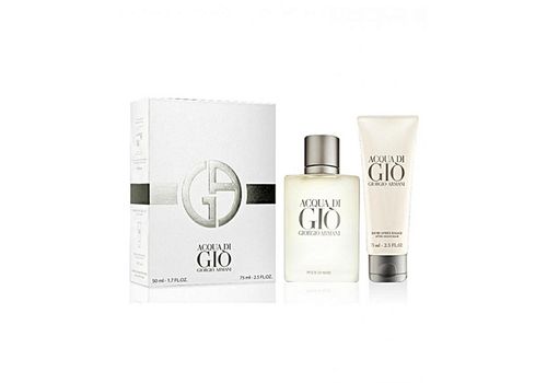 Giorgio Armani Coffret Acqua di Gio de Giorgio Armani - Eau de Toilette 50ml et Baume Après-Rasage 75ml au meilleur prix au Maroc