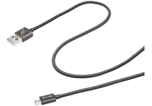 Cable micro usb textile black au meilleur prix au Maroc