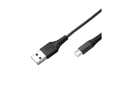 Câble Micro usb Nylon Black au meilleur prix au Maroc