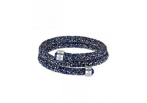 Swarovski Bracelet-jonc Crystaldust bangle Double - Noir et Bleu marine au meilleur prix au Maroc