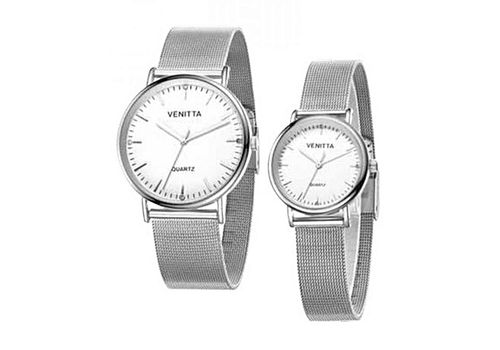 Venitta Coffret Montres pour Elle et Lui de Venitta - Argenté au meilleur prix au Maroc