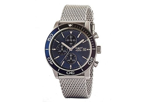 Aviator Montre Homme Mesh AVW2070G302 - Argenté au meilleur prix au Maroc