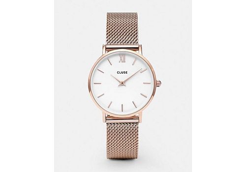 Cluse Montre Cluse Minuit Mesh + bracelet interchangeable CLA005 - Doré au meilleur prix au Maroc