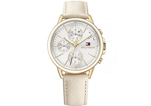 Tommy Hilfiger Montre Chronographe 1781790 - Blanc cassé au meilleur prix au Maroc