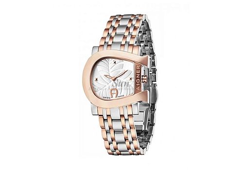 Aigner Montre Genua Due Flowers par Aigner A31656 - Or et Argenté au meilleur prix au Maroc