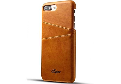 Coque Iphone 8 de Protection Cuir Marron -Portefeuille, Haute Qualité au meilleur prix au Maroc