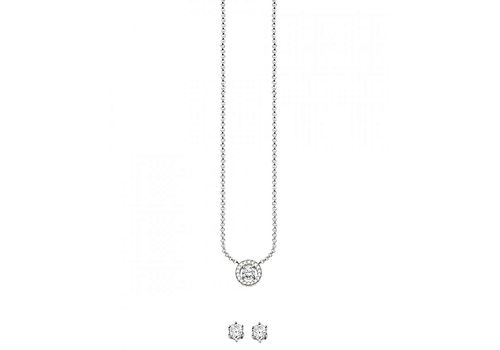 Thomas Sabo Set de Collier et Boucles D'oreilles Light Of Luna - Argenté au meilleur prix au Maroc