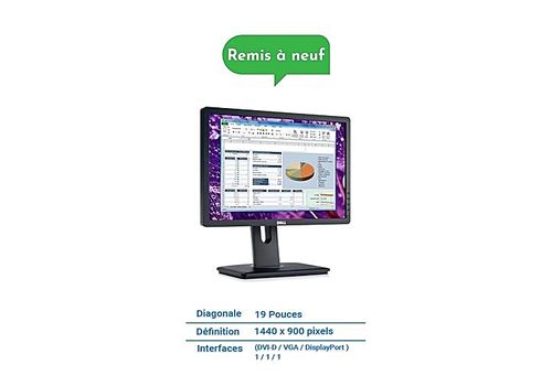 DELL ECRAN 19 - P1913SB REMIS A NEUF au meilleur prix au Maroc