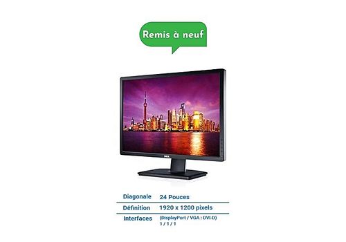 DELL ECRAN 24 ULTRASHARP U2412MB au meilleur prix au Maroc