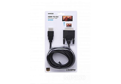 MINISO CABLE HDMI VERS DVI 1,8M au meilleur prix au Maroc