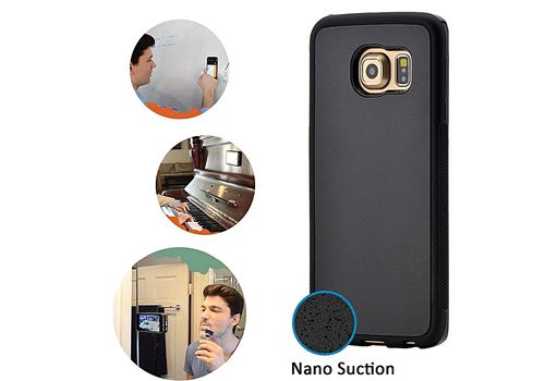 UNIVERSAL Coque Pochette etui Anti Gravité pour Samsung Galaxy S8 Plus - Noir au meilleur prix au Maroc