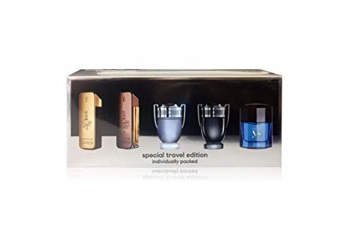 Paco Rabanne Miniatures Mini Gift Set Travel Edition Paco Rabanne (5 X 5 ml 5pcs: 1 Million, 1 Million Prive, Invictus, Invictus Intense, Pure XS) au meilleur prix au Maroc