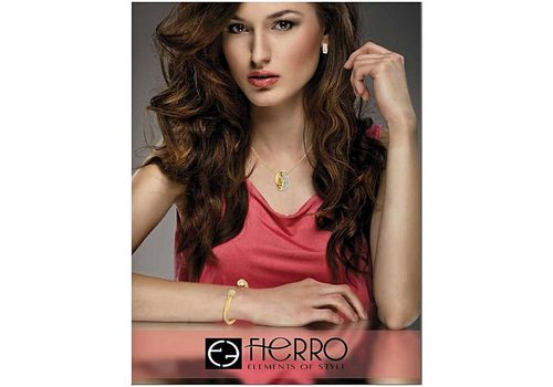 Fierro Parure 3 pièces Argentia 18K plaqué or de Fierro - Doré au meilleur prix au Maroc