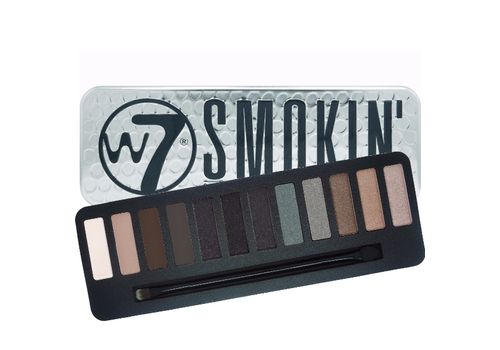 Palette W7 Smokin Boite de 12 Palettes Ombre fards à Paupières - Smokin For Smokey Eyes au meilleur prix au Maroc