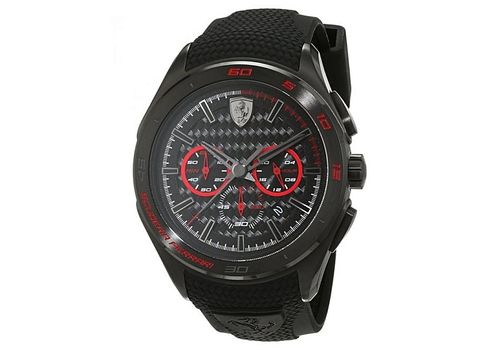 Scuderia Ferrari Montre Gran Premio  - Noir au meilleur prix au Maroc