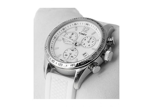Timex Montre Kaléidoscope Chronographe T2P061 - Femme - Blanc au meilleur prix au Maroc