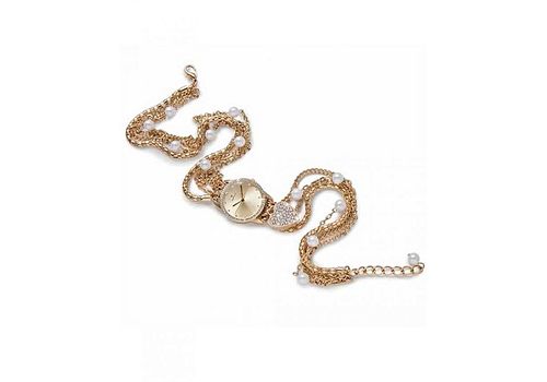 Temptation Montre Bracelet  TEA-2015-10 - Doré au meilleur prix au Maroc