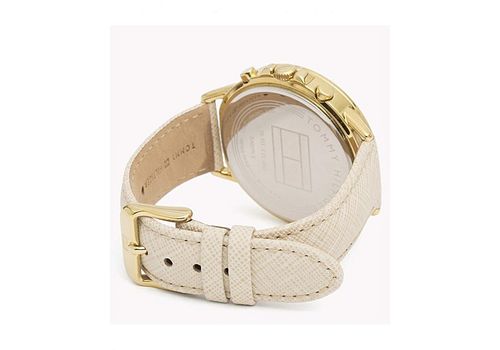 Tommy Hilfiger Montre Chronographe 1781790 - Blanc cassé au meilleur prix au Maroc