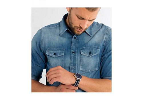 Thomas Sabo Montre Rebel Spirit avec bracelet en acier - Argenté & Bleu au meilleur prix au Maroc