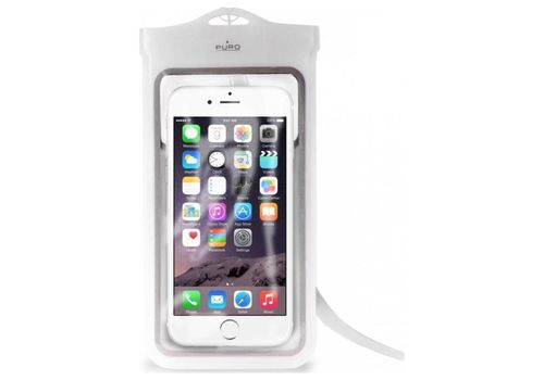 Etui Waterproof pour Smartphones jusqu'à 5.7" - White au meilleur prix au Maroc
