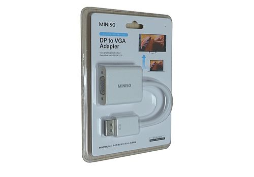 MINISO ADAPTATEUR DP VERS VGA au meilleur prix au Maroc