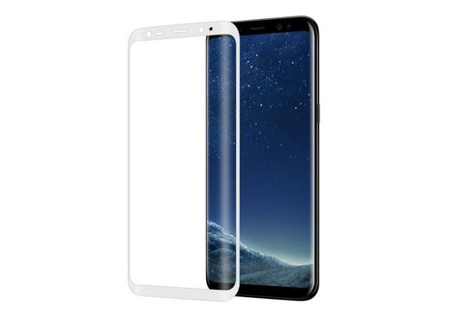Protection écran pour Galaxy S8 plus - Blanc au meilleur prix au Maroc