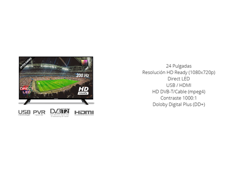 INFINITON 24" 24H210 NOIR au meilleur prix au Maroc