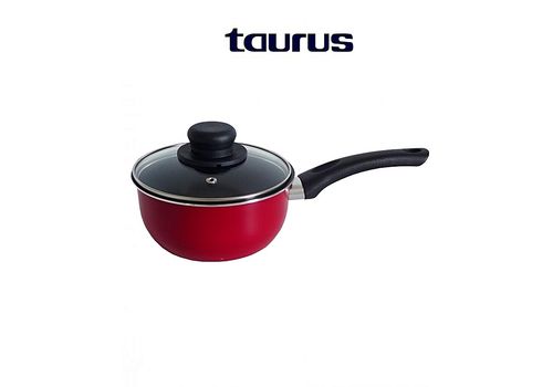 Casserole  avec couvercle rouge VITAL  Anti-Adhésive 18 Cm au meilleur prix au Maroc