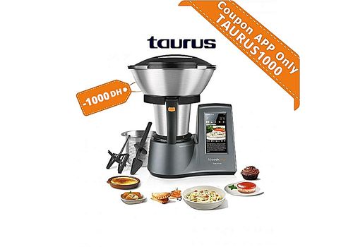 TAURUS ROBOT CULINAIRE MULTIFONCTION INTELLIGENT MYCOOK TOUCH au meilleur prix au Maroc
