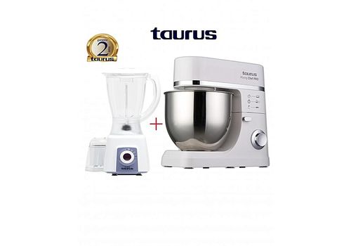 TAURUS ROBOT PETRIN  MIXING CHEF PRO  7L 1200W + BLENDER GRATUIT au meilleur prix au Maroc