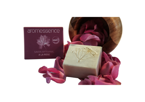 SAVON ARTISANAL A LA ROSE au meilleur prix au Maroc