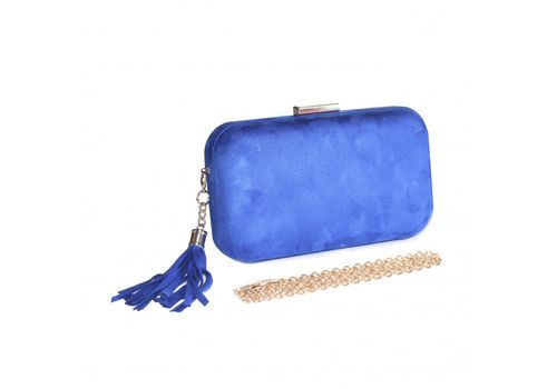 Pochette Zaylee Bleu Roi au meilleur prix au Maroc